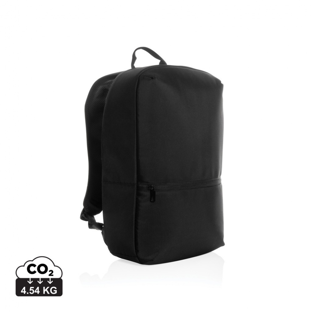 Logotrade promotional giveaway image of: Impact AWARE™ 1200D Minimalist 15.6 inch laptop backpack