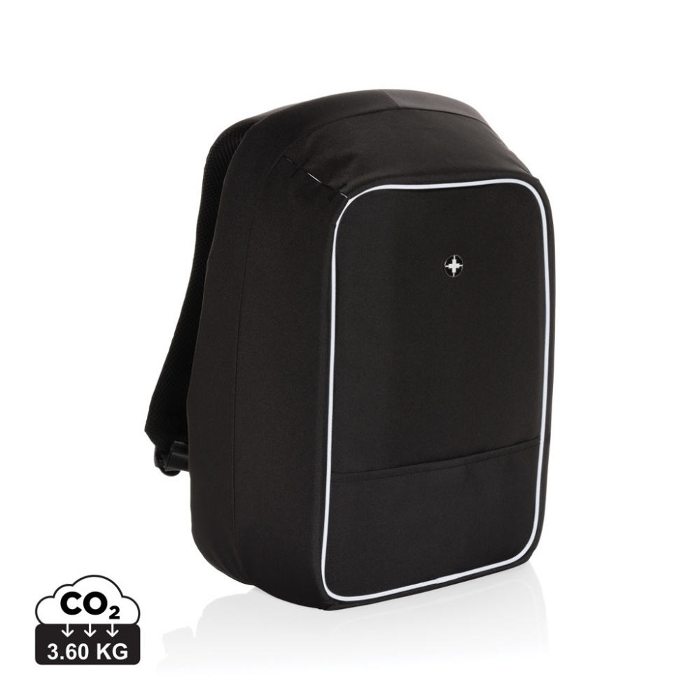 Logotrade promotional merchandise picture of: Swiss Peak AWARE™ anti-theft 15.6" laptop backpack