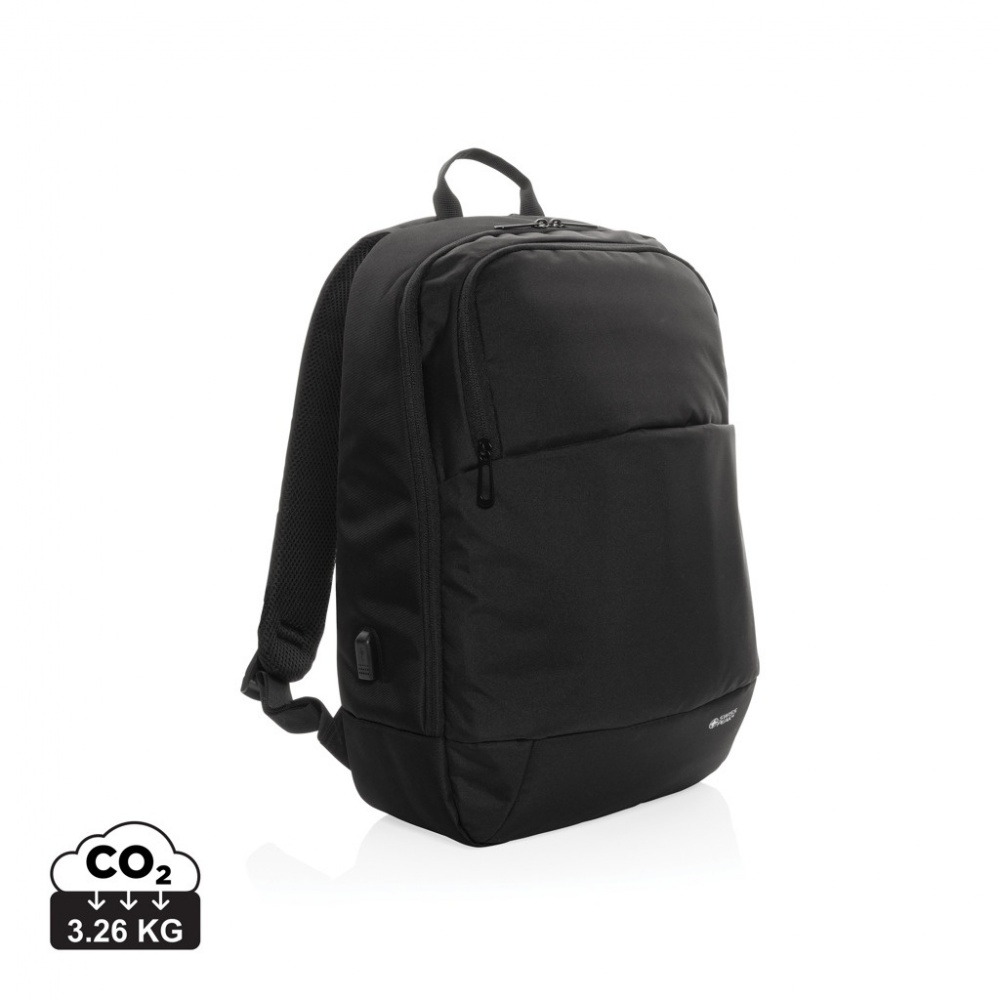 Logotrade advertising products photo of: Swiss Peak AWARE™ modern 15.6" laptop backpack