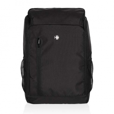 Logo trade promotional merchandise image of: Swiss Peak AWARE™ easy access 15.6'' laptop backpack