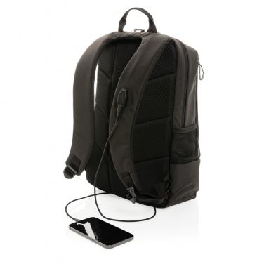 Logo trade promotional items image of: Impact AWARE™ Lima 15.6' RFID laptop backpack
