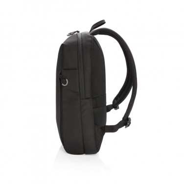 Logotrade promotional gift image of: Swiss Peak AWARE™ RFID and USB A laptop backpack
