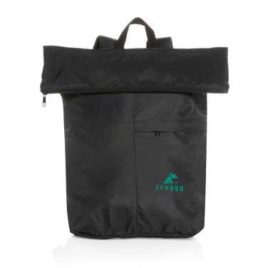 Logotrade advertising product picture of: Dillon AWARE™ RPET lightweight foldable backpack