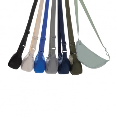 Logo trade promotional gifts image of: Crescent AWARE™ RPET half moon sling bag