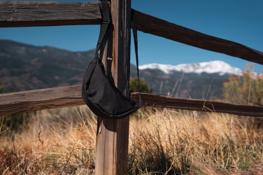 Logotrade promotional merchandise photo of: Crescent AWARE™ RPET half moon sling bag