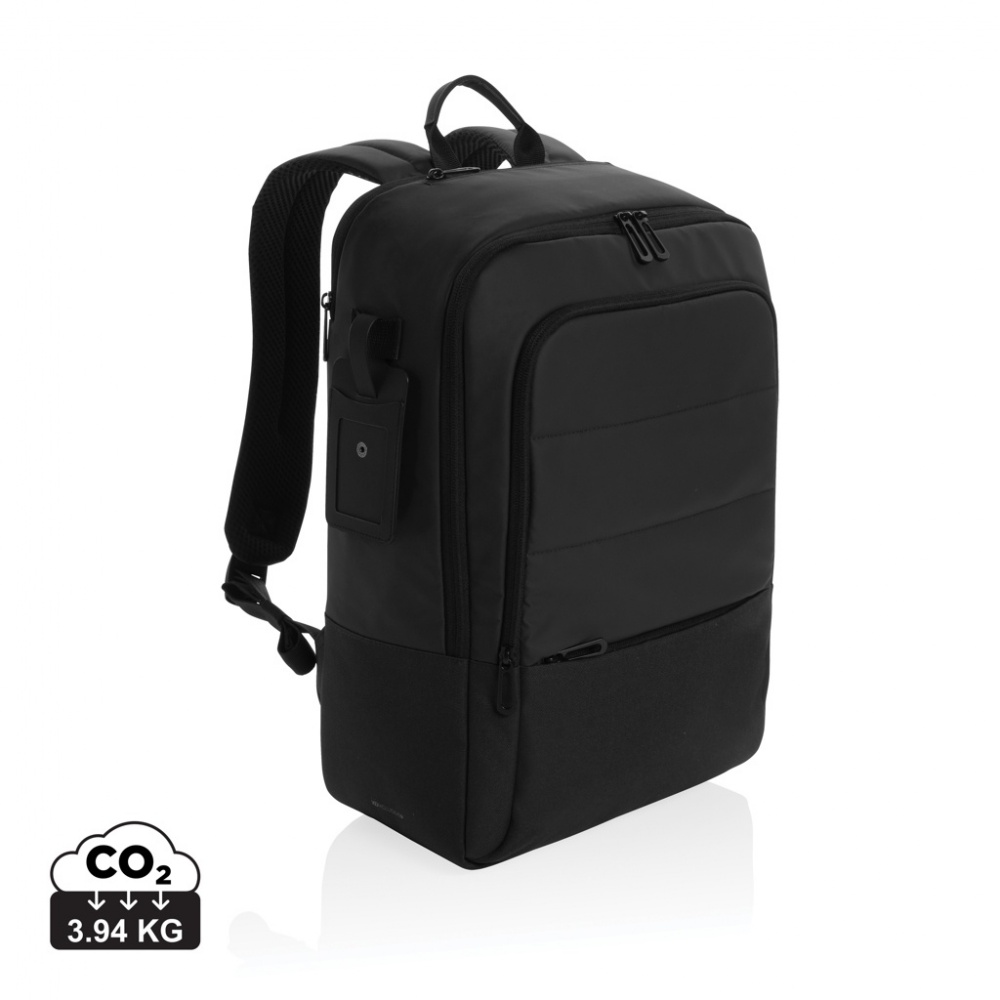 Logotrade promotional merchandise photo of: Armond AWARE™ RPET 15.6 inch deluxe laptop backpack