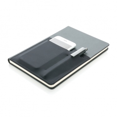 Logotrade corporate gift image of: A5 Deluxe notebook with smart pockets