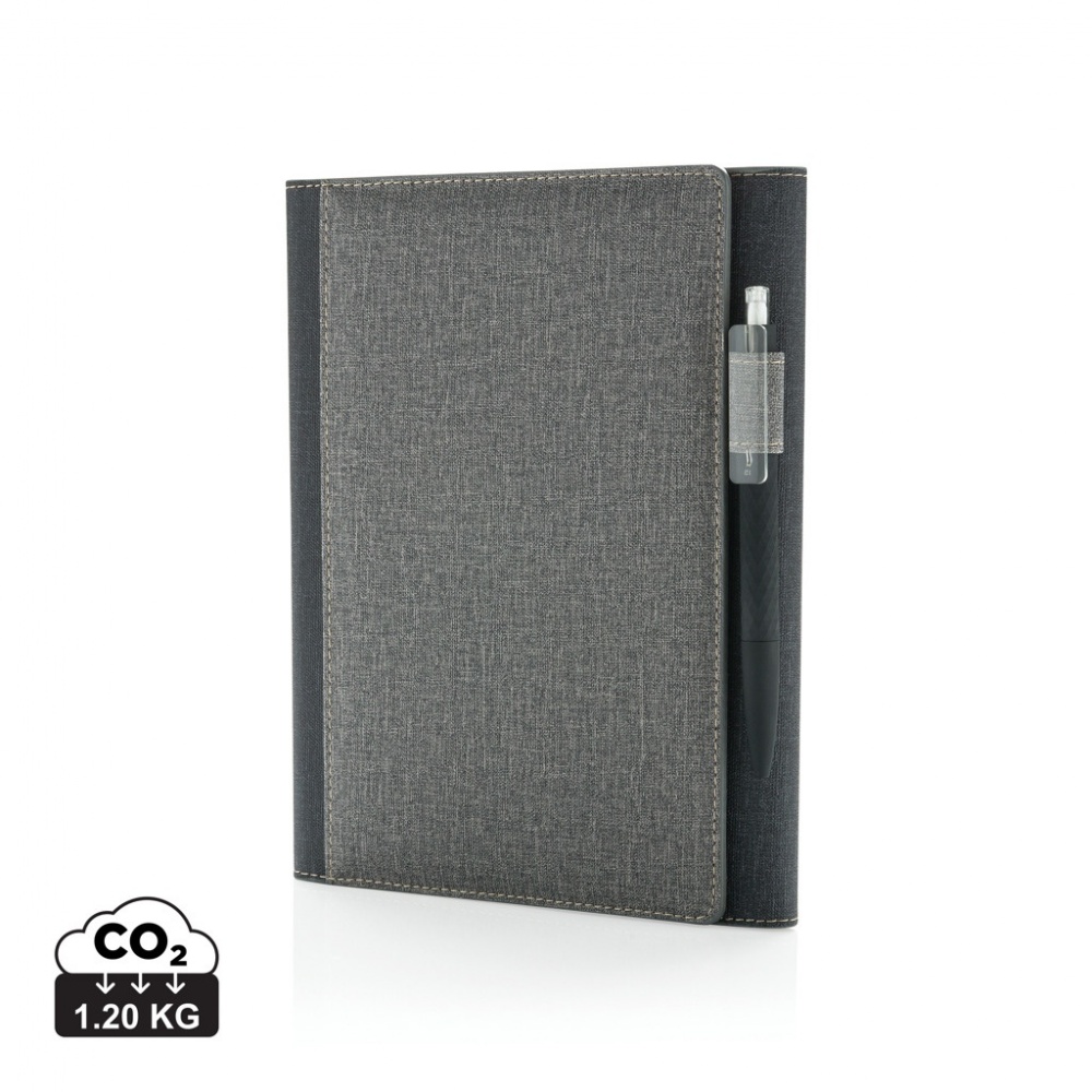 Logo trade promotional giveaways image of: A5 Deluxe design notebook cover