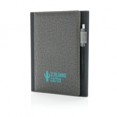 Logo trade promotional gifts image of: A5 Deluxe design notebook cover