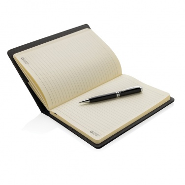 Logotrade advertising products photo of: Refillable notebook and pen set