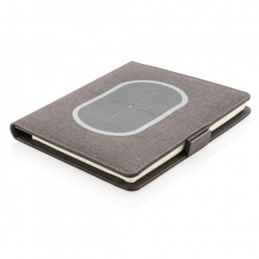 Logo trade promotional items image of: Air 5W wireless charging notebook cover A5