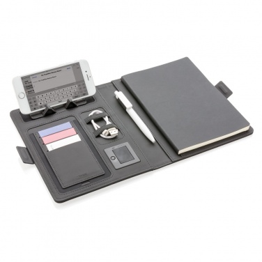 Logo trade promotional gifts picture of: Air 5W wireless charging notebook cover A5
