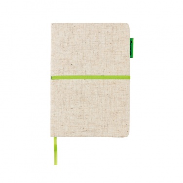 Logotrade promotional items photo of: A5 jute notebook