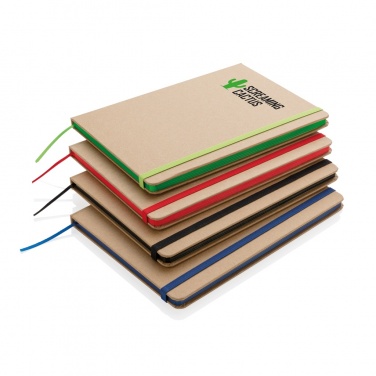 Logo trade promotional merchandise image of: A5 kraft notebook