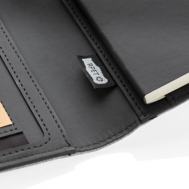 Logotrade promotional product picture of: Air 5W wireless charging notebook with 5000mAh powerbank