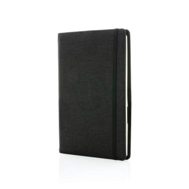 Logotrade promotional products photo of: Air 5W wireless charging refillable journal cover A5