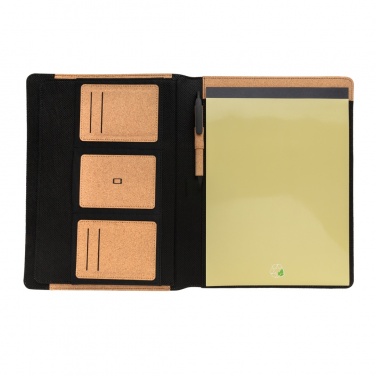 Logotrade promotional merchandise photo of: Deluxe cork portfolio A4 with pen
