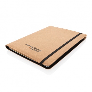 Logotrade promotional gift image of: Deluxe cork portfolio A4 with pen