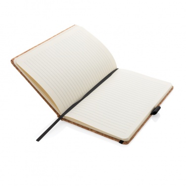 Logo trade promotional product photo of: Cork hardcover notebook A5