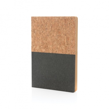 Logo trade corporate gifts picture of: A5 cork & kraft notebook