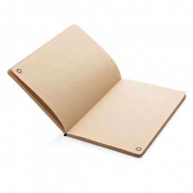 Logotrade promotional giveaways photo of: A5 cork & kraft notebook