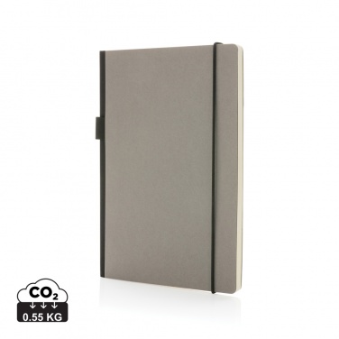 Logo trade promotional merchandise photo of: A5 deluxe kraft hardcover notebook