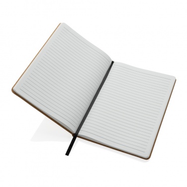 Logo trade advertising products picture of: Stoneleaf A5 cork and stonepaper notebook