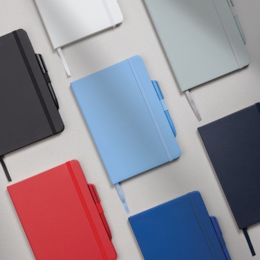 Logotrade corporate gift image of: Sam A5 RCS certified bonded leather classic notebook