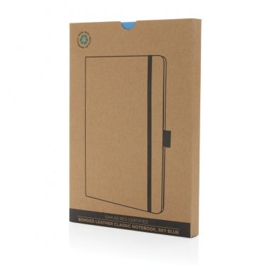 Logotrade promotional giveaway image of: Sam A5 RCS certified bonded leather classic notebook