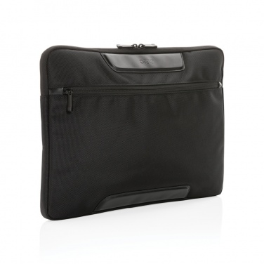 Logo trade promotional products picture of: Swiss Peak AWARE™ RPET Voyager 15.6" laptop sleeve