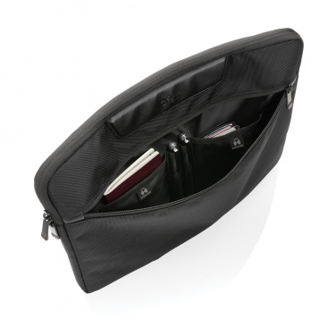 Logotrade advertising products photo of: Swiss Peak AWARE™ RPET Voyager 15.6" laptop sleeve
