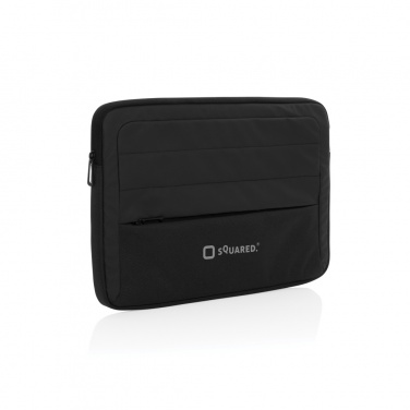 Logo trade promotional merchandise photo of: Armond AWARE™ RPET 15.6 inch laptop sleeve