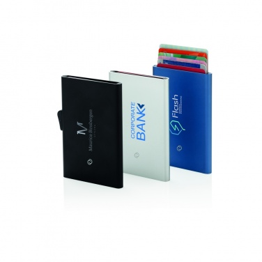 Logo trade promotional gift photo of: C-Secure aluminium RFID card holder