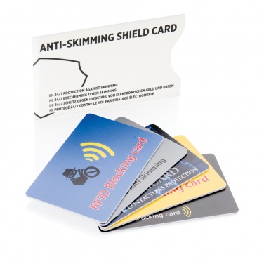 Logotrade promotional gifts photo of: Anti-skimming RFID shield card with active jamming chip