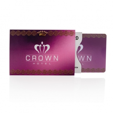 Logotrade promotional giveaway picture of: Anti-skimming RFID shield card with active jamming chip