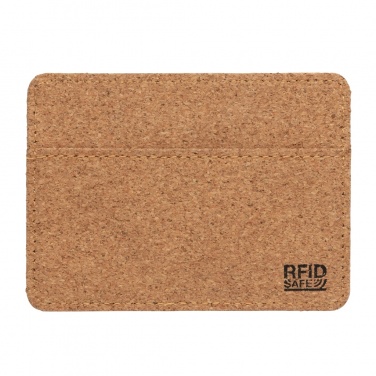 Logotrade promotional items photo of: Cork secure RFID slim wallet