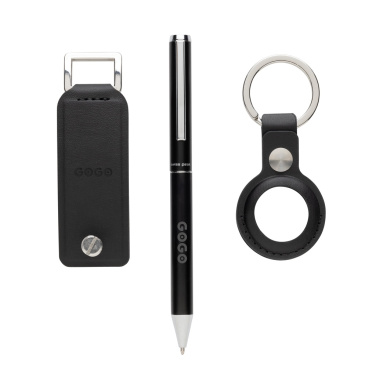 Logotrade promotional gift image of: SP Tula RCS certified rPU 3 piece deluxe gift set