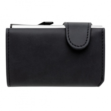Logotrade promotional giveaway image of: Standard aluminium RFID cardholder with PU wallet