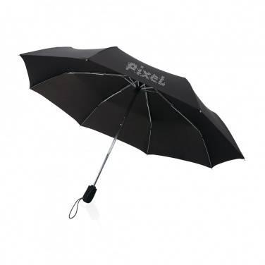 Logo trade corporate gift photo of: Swiss Peak AWARE™ Traveller 21” automatic umbrella