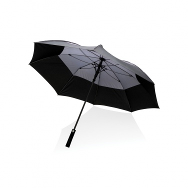 Logotrade promotional item picture of: 27" Impact AWARE™ RPET 190T auto open stormproof umbrella