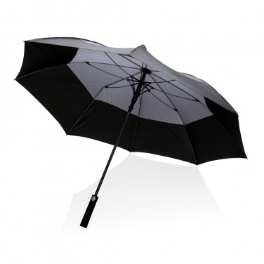 Logo trade promotional gift photo of: 27" Impact AWARE™ RPET 190T auto open stormproof umbrella