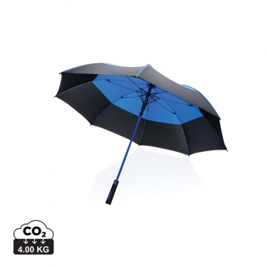 Logo trade corporate gifts image of: 27" Impact AWARE™ RPET 190T auto open stormproof umbrella