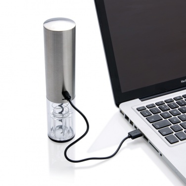 Logo trade corporate gifts picture of: Electric wine opener - USB rechargeable