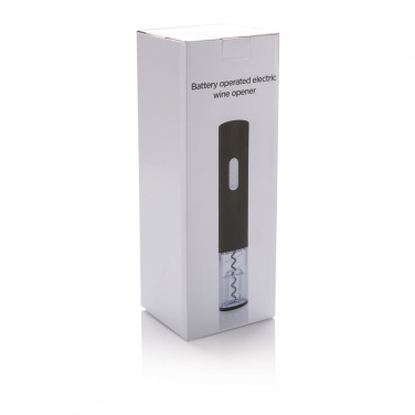 Logo trade business gifts image of: Electric wine opener - battery operated