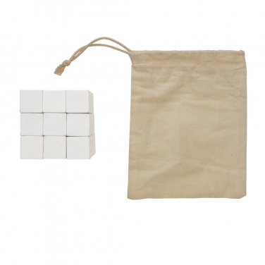 Logotrade promotional giveaway image of: Wooden brain game in canvas pouch