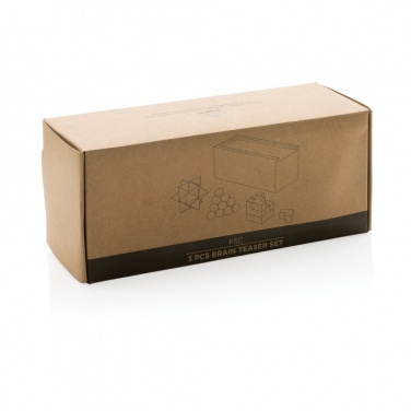 Logotrade promotional product picture of: 3 pcs brain teaser set