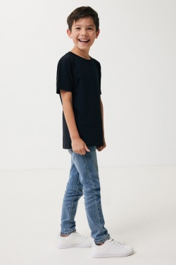 Logo trade promotional giveaway photo of: Iqoniq Koli kids lightweight recycled cotton t-shirt