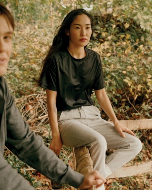 Logo trade corporate gifts image of: Iqoniq Tikal recycled polyester quick dry sport t-shirt