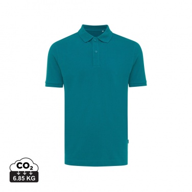 Logo trade promotional gift photo of: Iqoniq Yosemite recycled cotton pique polo