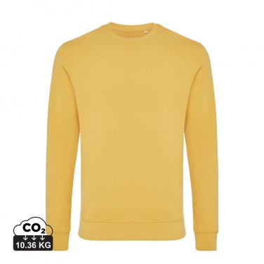 Logo trade business gifts image of: Iqoniq Zion recycled cotton crew neck